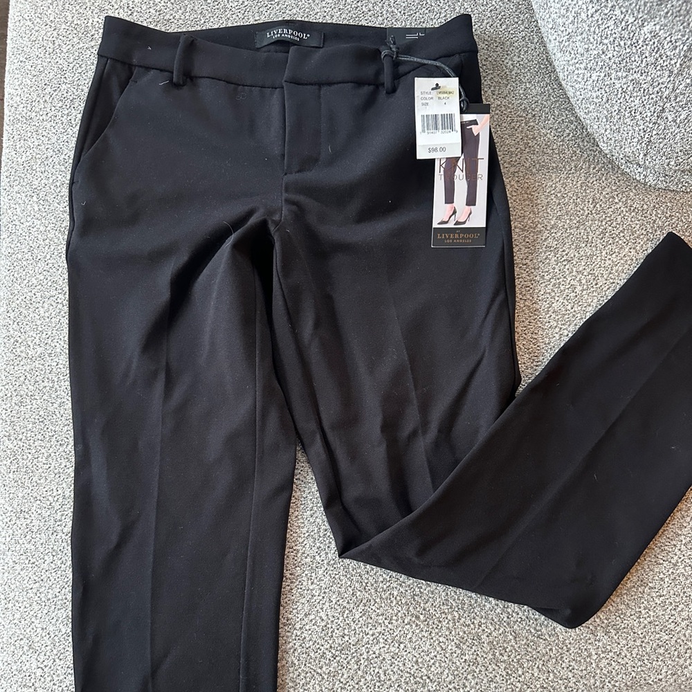 Liverpool Black Ankle Pants